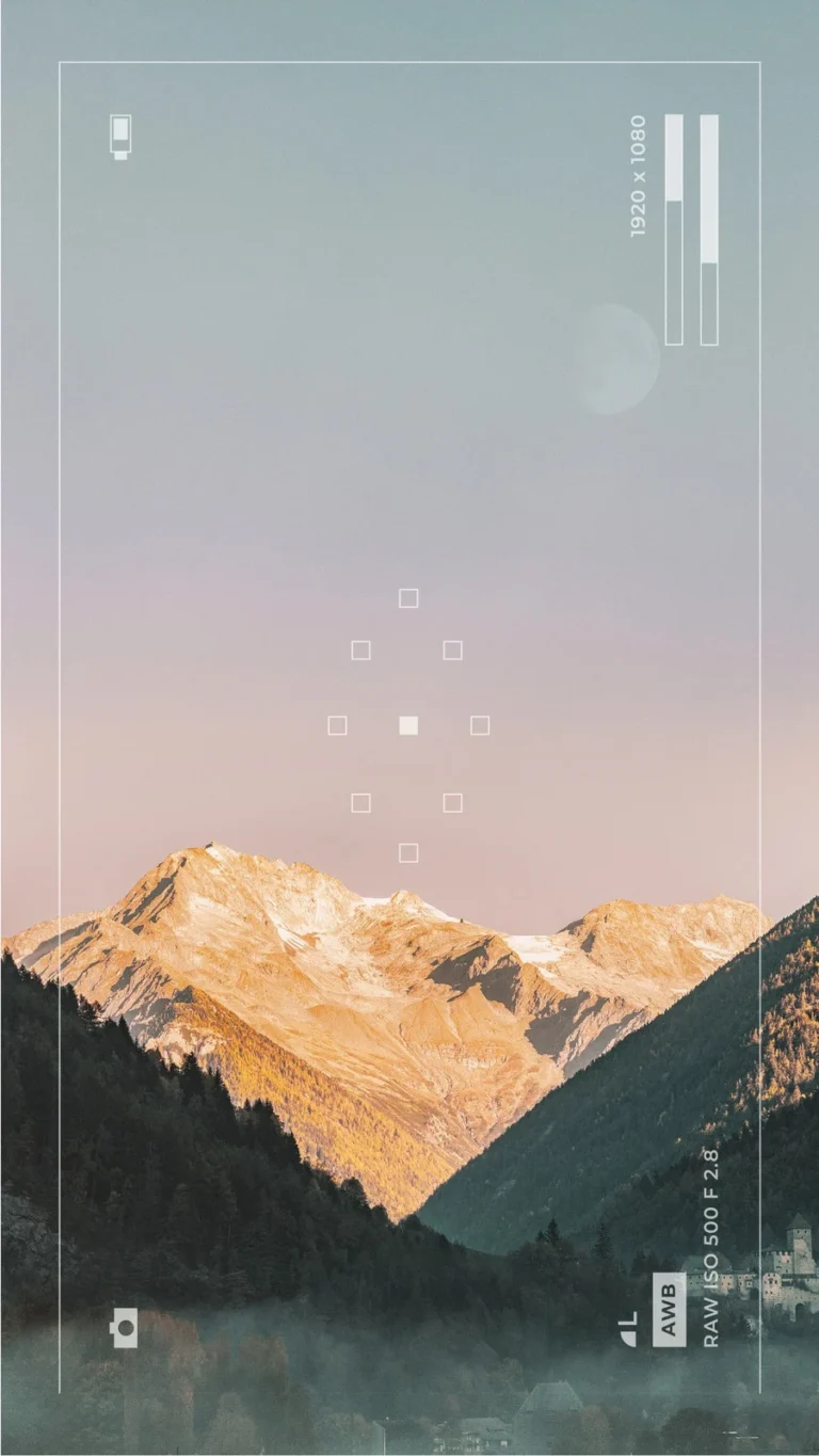 Canva Creative Studio 山岳照片數位簡約風 Instagram 限時動態模板預覽